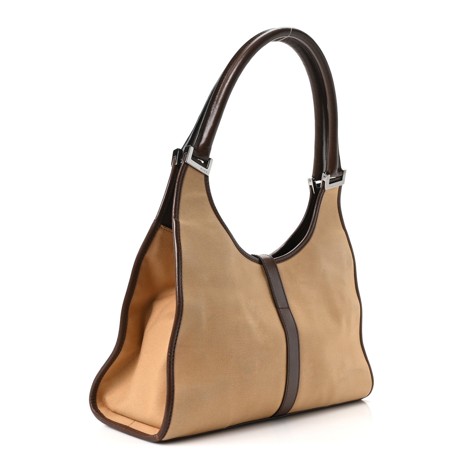 Gucci Canvas Web Small Jackie O Hobo Brown 3 of 10