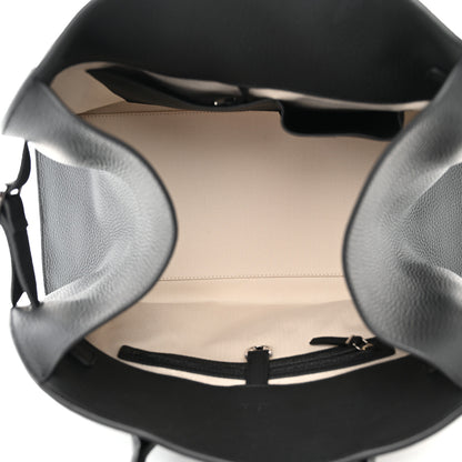 The Row Matte Grained Calfskin Soft Margaux 15 Black 5 of 9
