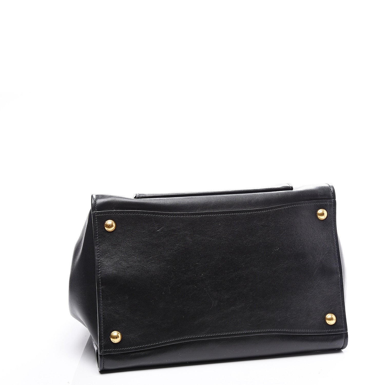 Prada City Calf Front Pocket Tote Black 3 of 8