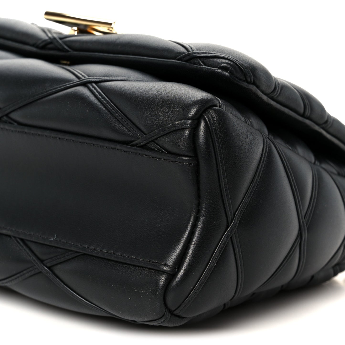 Lambskin Malletage Top Handle GO-14 MM Black