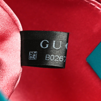 Gucci Velvet Matelasse Small GG Marmont Chain Shoulder Bag Pavone Cyan 8 of 11
