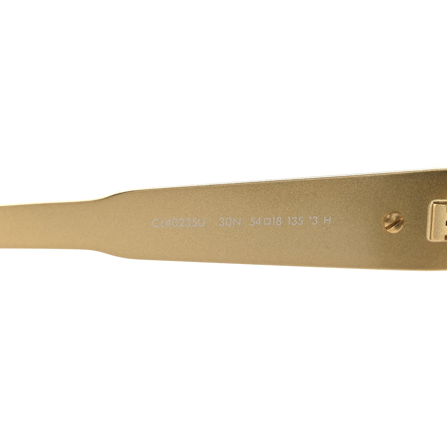 Celine Metal Triomphe 01 Sunglasses CL40235U Gold Green 6 of 7