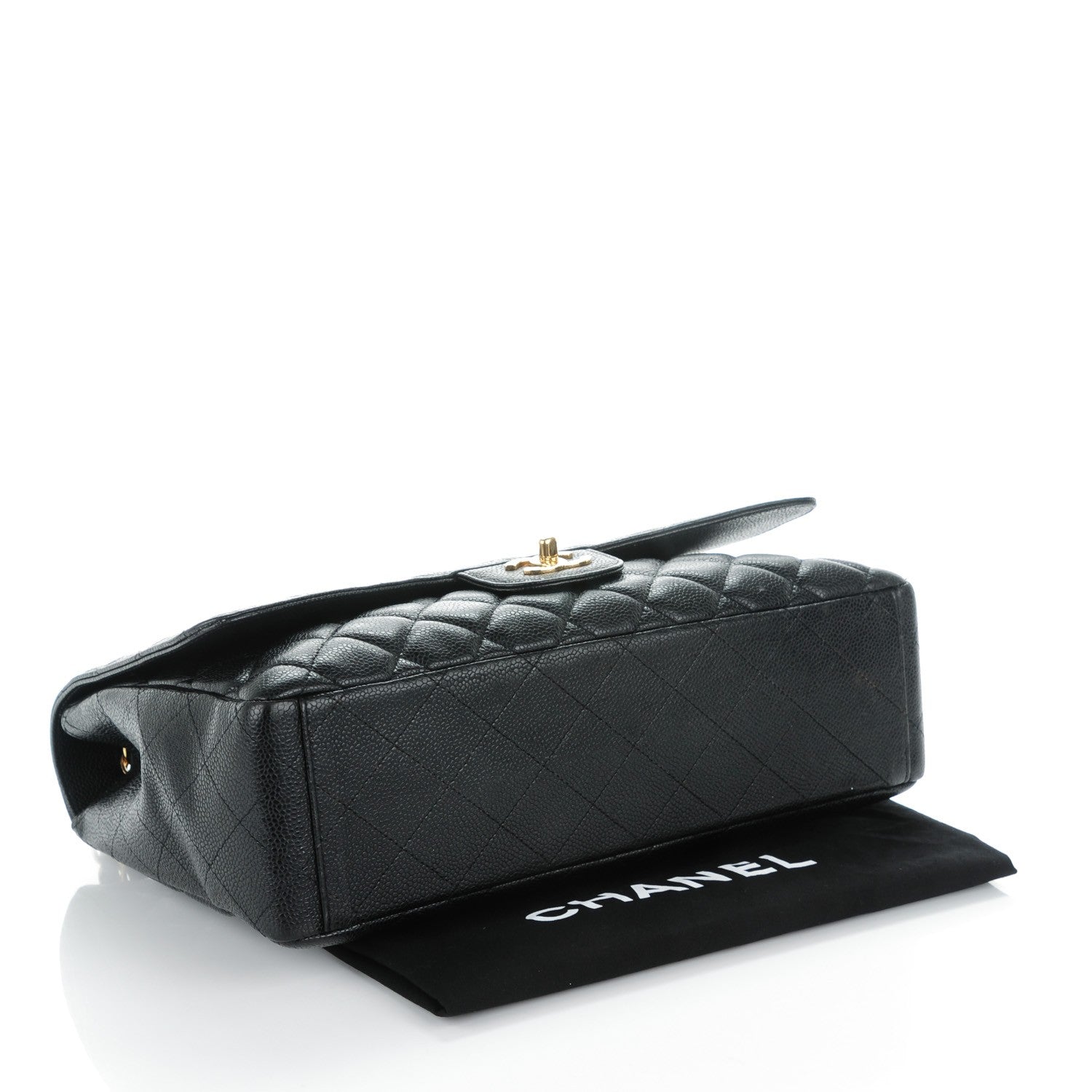 Chanel Caviar Quilted Maxi Single Flap Black 4 of 8