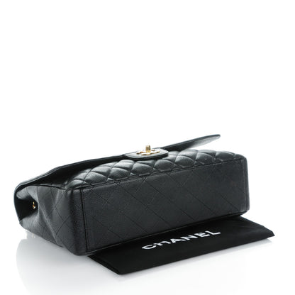 Chanel Caviar Quilted Maxi Single Flap Black 4 of 8