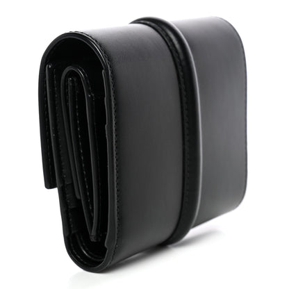Celine Satinated Calfskin 16 Small Tri-Fold Wallet Black 3 of 8