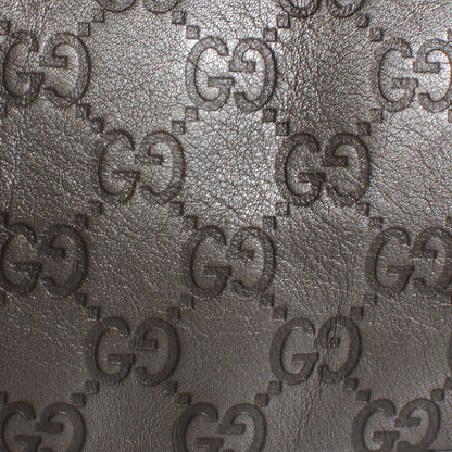 Gucci Guccissima Large Jockey Hobo Metallic Grey 5 of 8