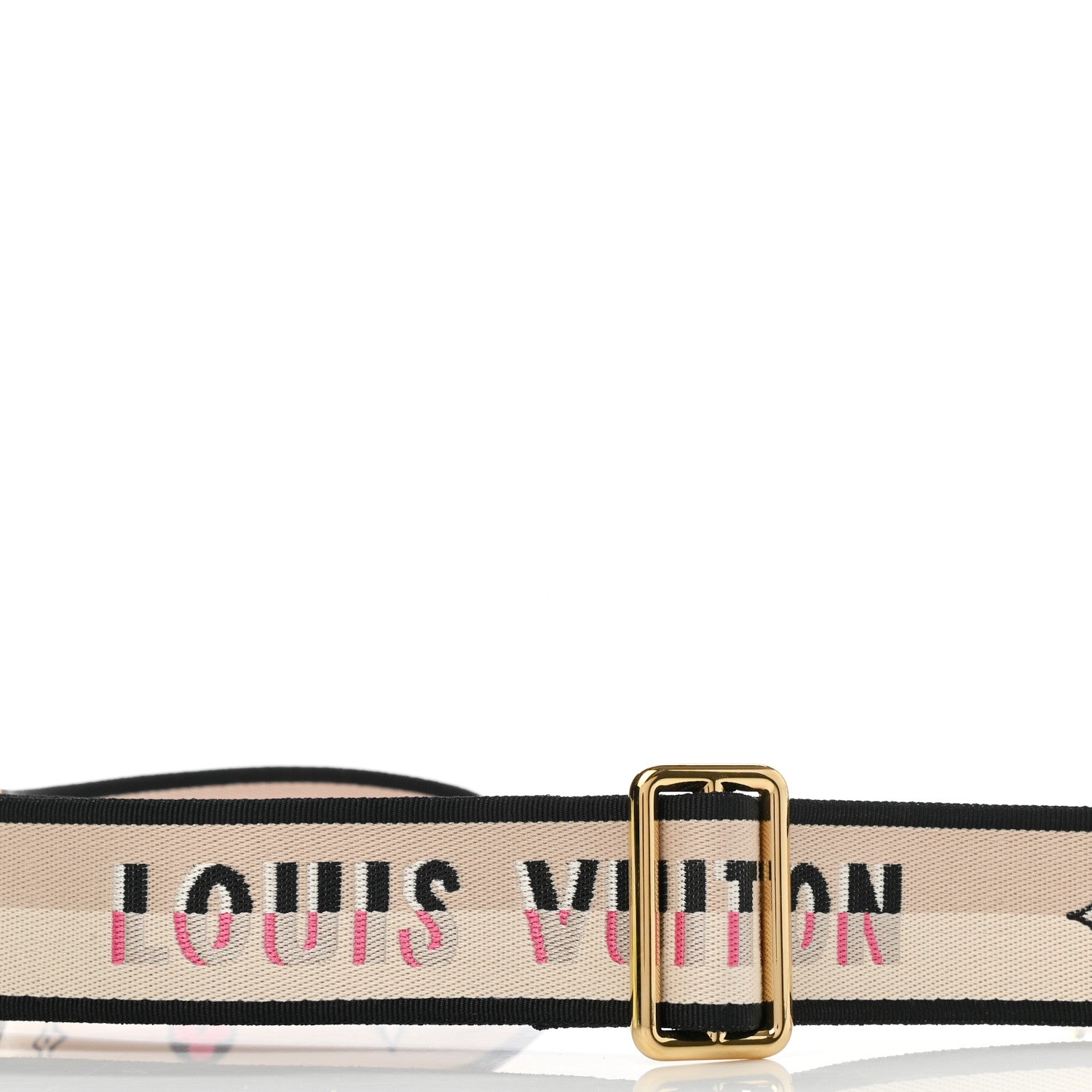 Louis Vuitton Jacquard Speedy Bandouliere 20 Shoulder Strap Black 4 of 4