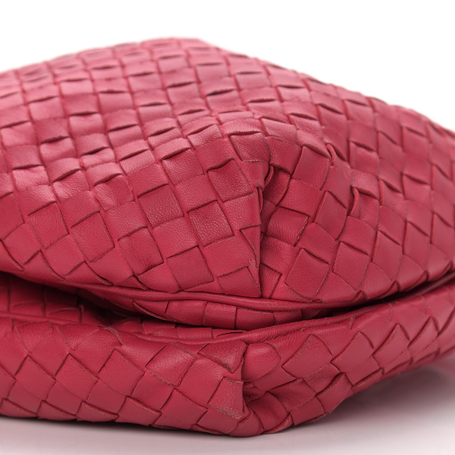 Bottega Veneta Nappa Intrecciato Drawstring Tote Fuchsia 9 of 11