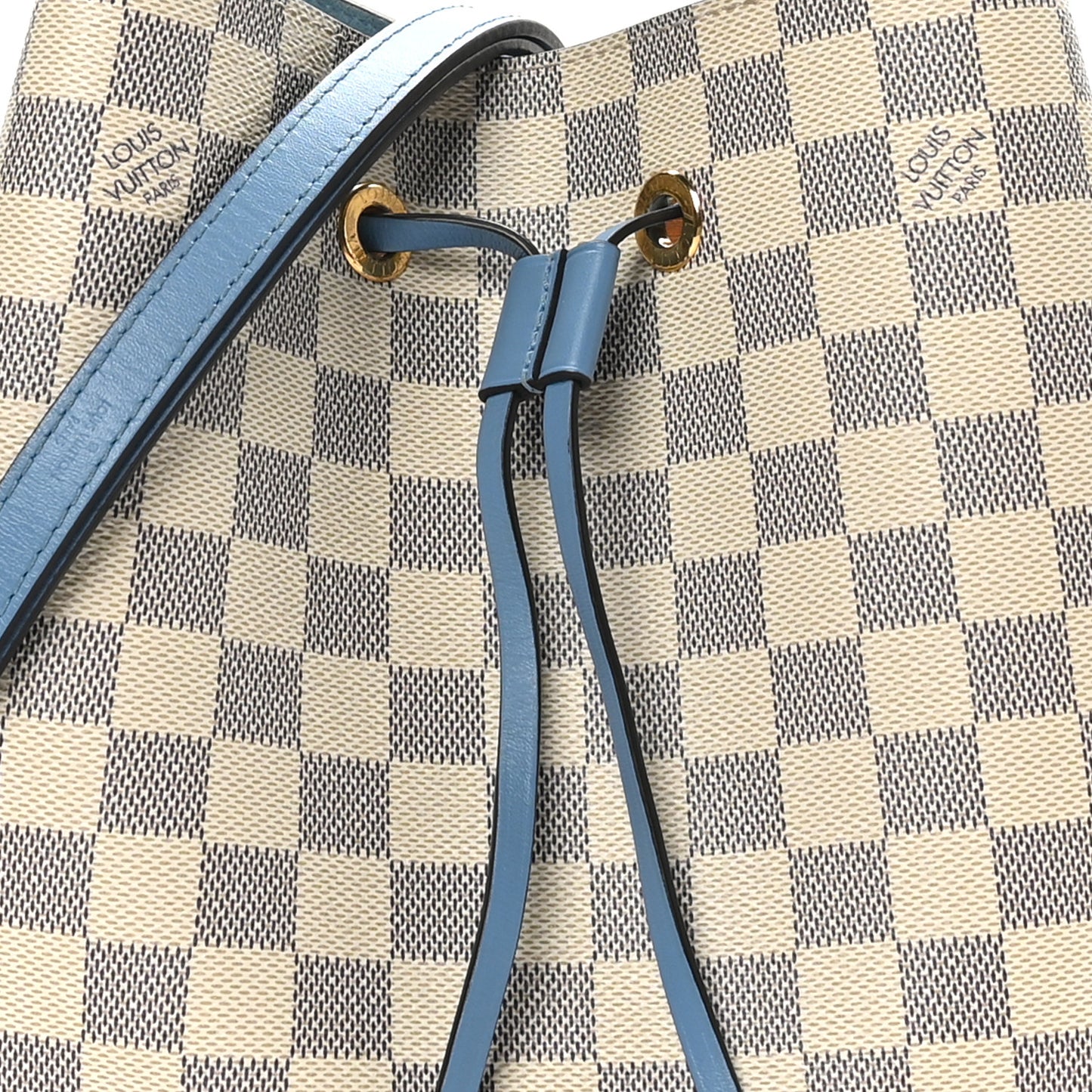 Damier Azur Neonoe MM Bleuet