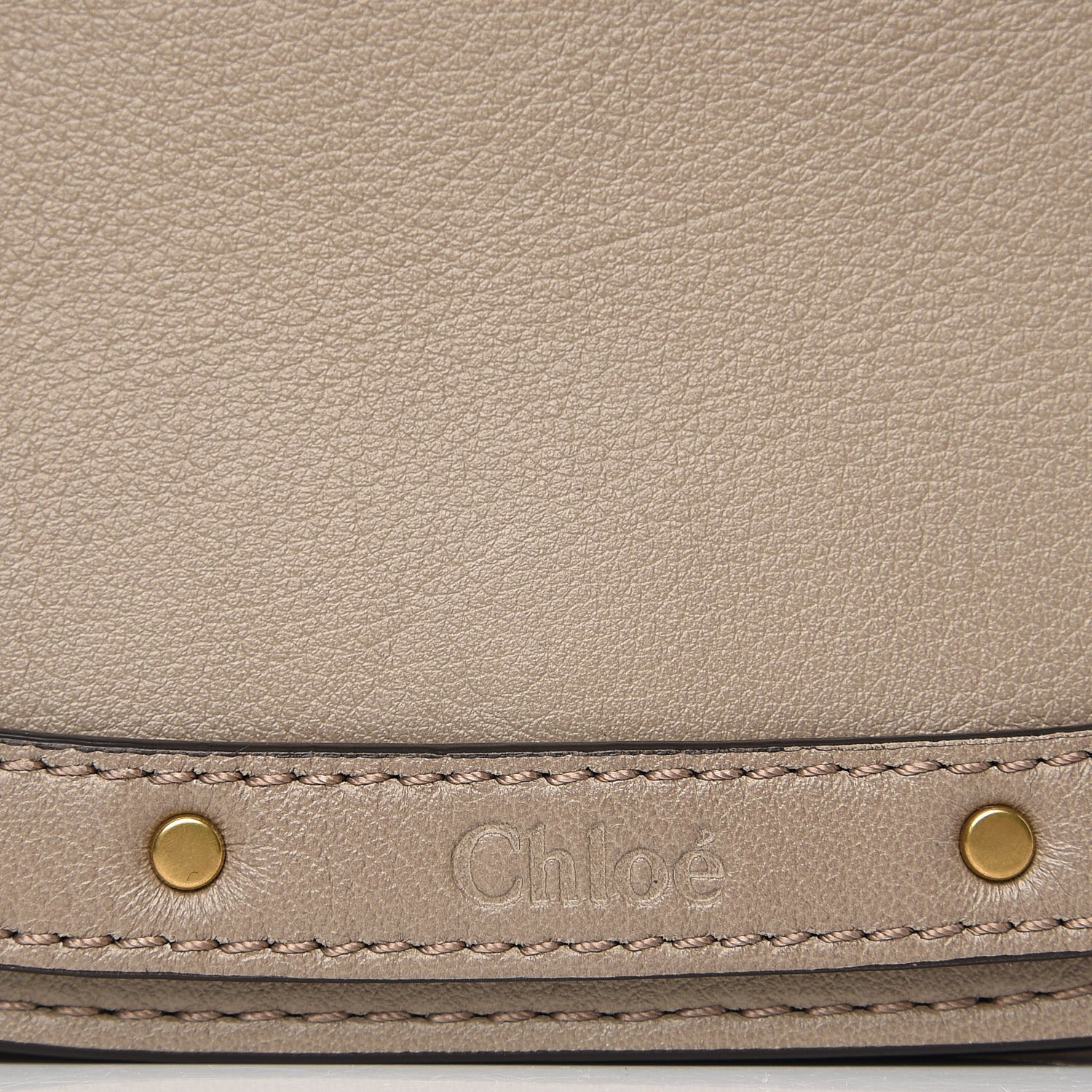 Chloe Calfskin Suede Medium Nile Bracelet Bag Motty Grey 8 of 8