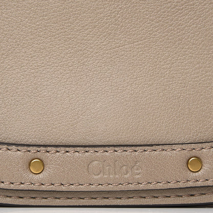 Chloe Calfskin Suede Medium Nile Bracelet Bag Motty Grey 8 of 8