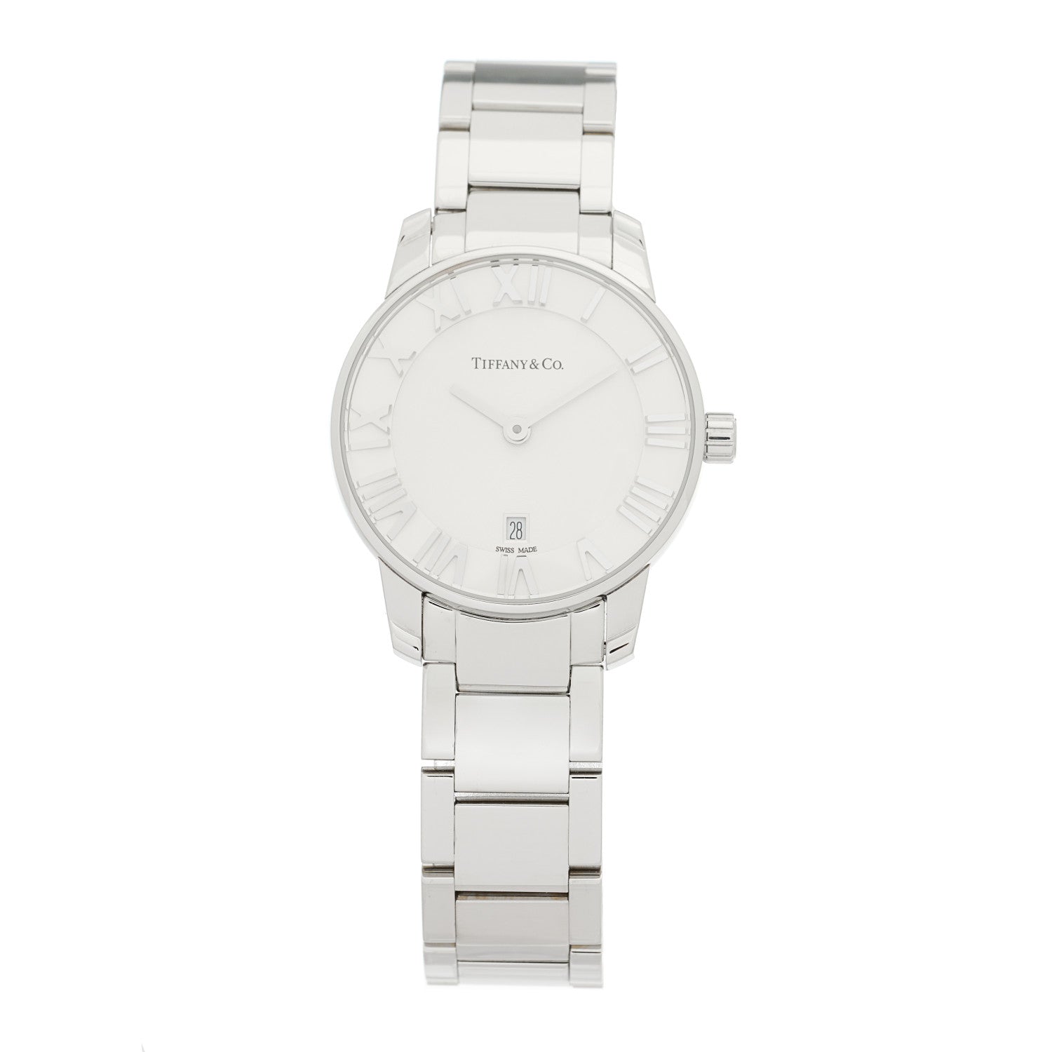 Tiffany Stainless Steel 29mm Atlas 2-Hand Quartz Watch 1 of 4