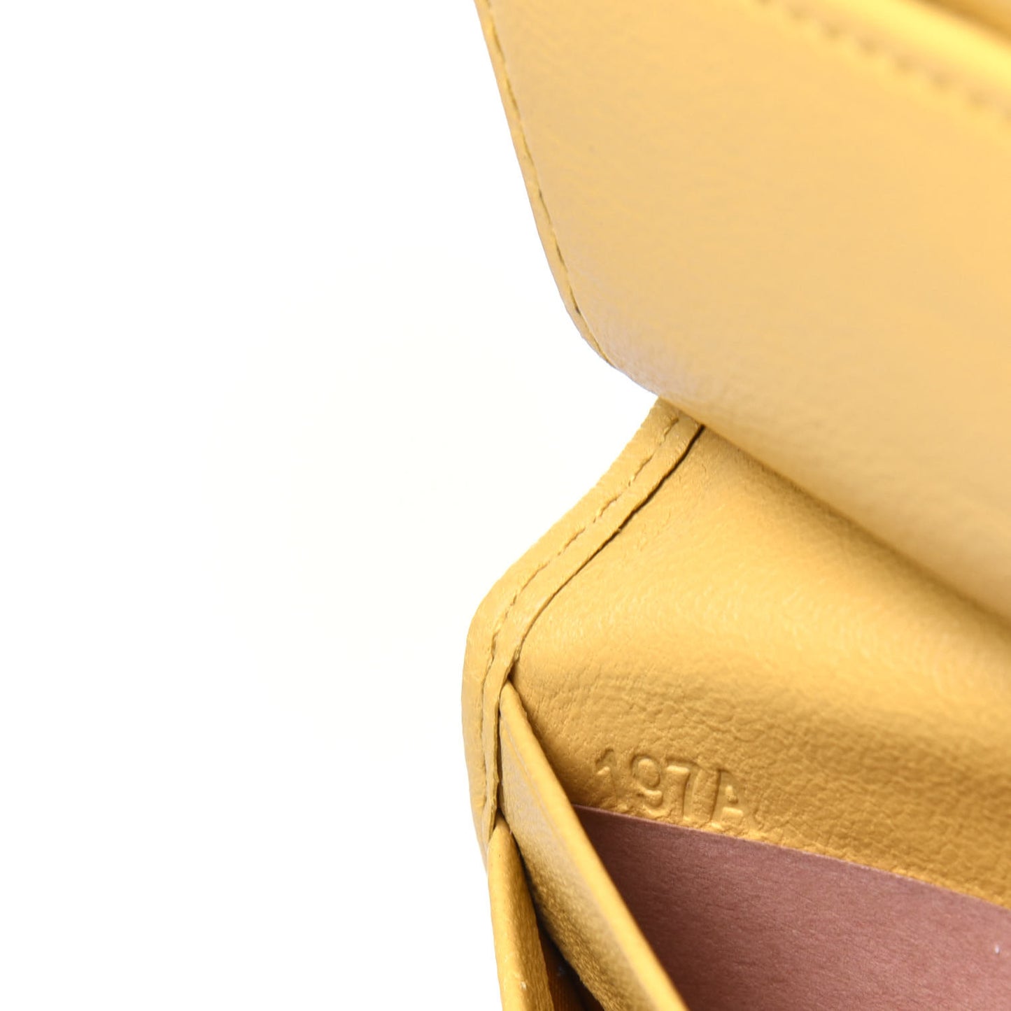 Nappa Matelasse Small Flap Wallet Ginestra