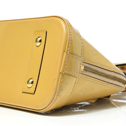 Louis Vuitton Vernis Alma BB Citrine 9 of 12