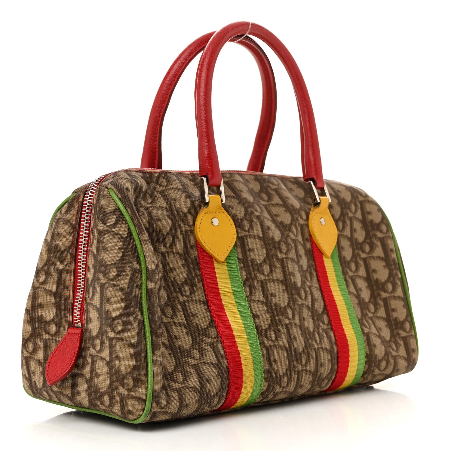 Christian Dior Monogram Rasta Boston Beige 4 of 27