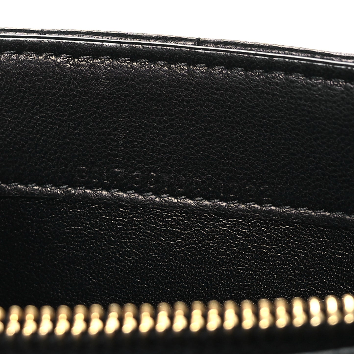 Lambskin Carre Quilted Le Maillon Wallet On Chain Black