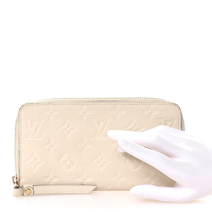 Louis Vuitton Empreinte Zippy Wallet Neige 2 of 8