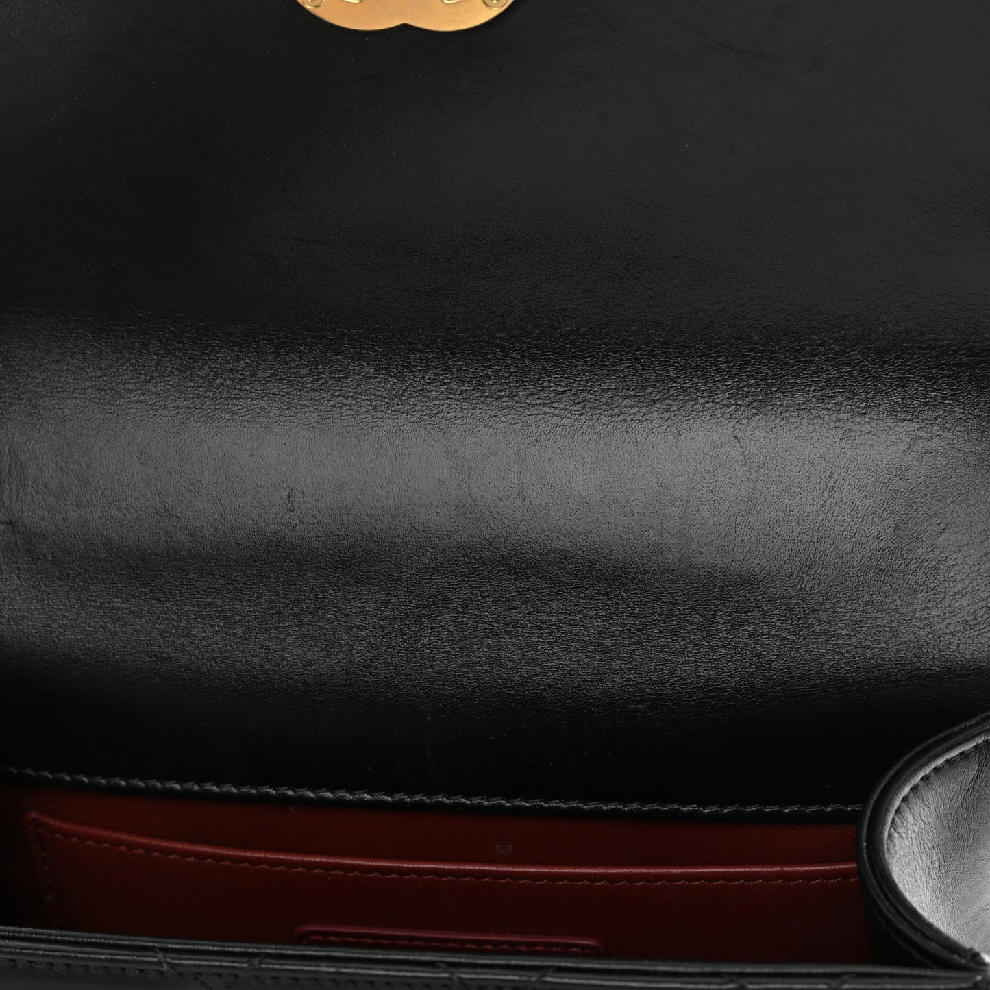 Calfskin Quilted Mini Perfect Fit Flap Black