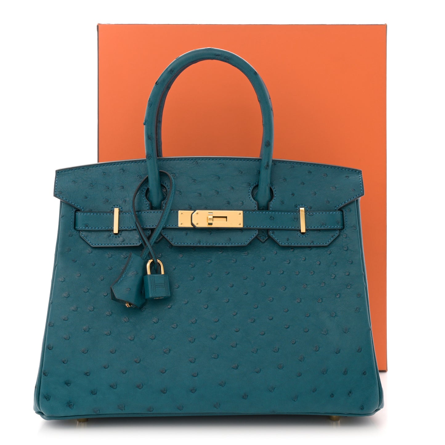 Ostrich Birkin 30 Colvert