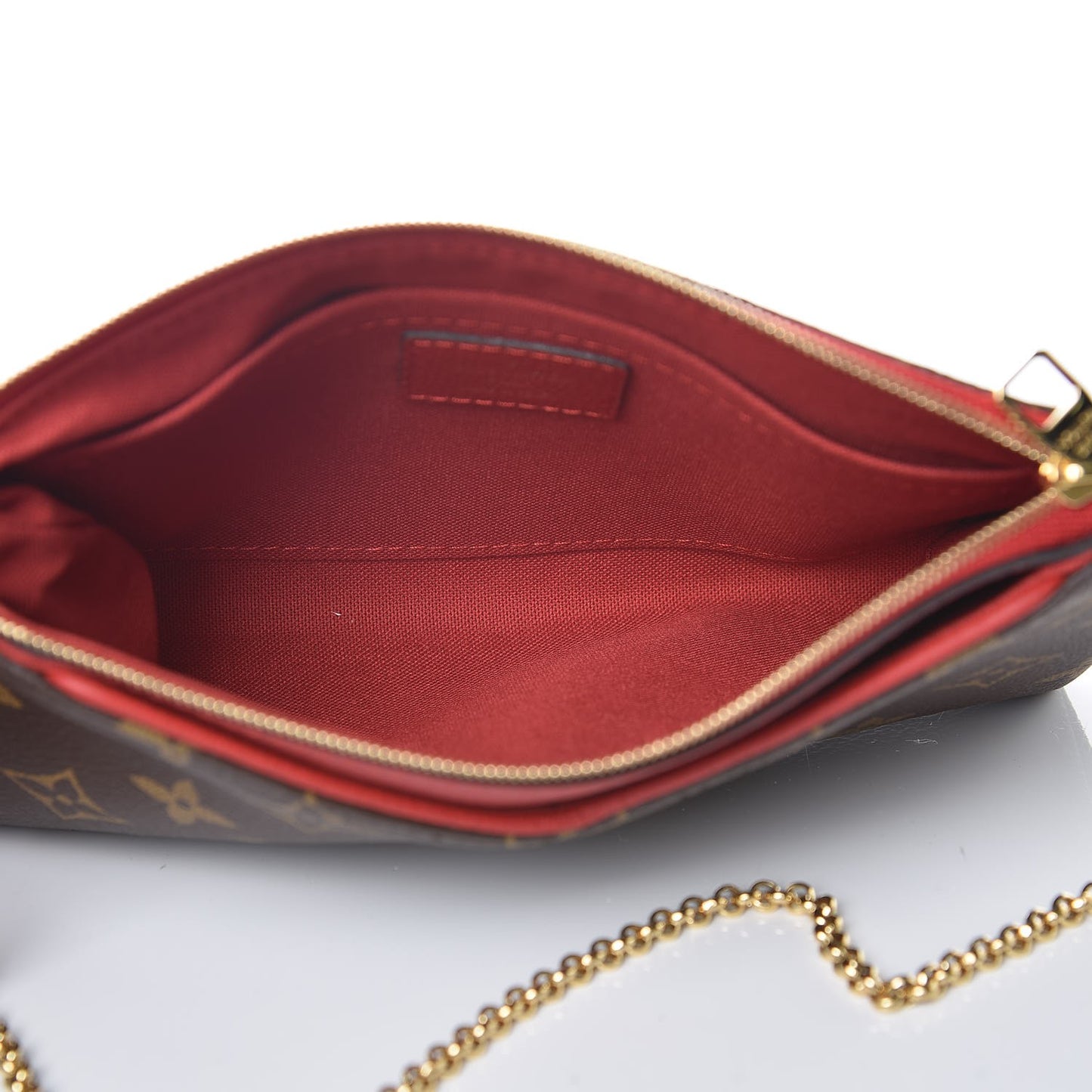 Monogram Pallas Clutch Cherry