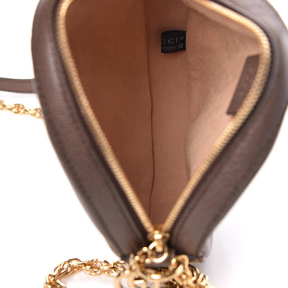 Gucci GG Supreme Monogram Web Mini Ophidia Round Shoulder Bag Brown 5 of 11