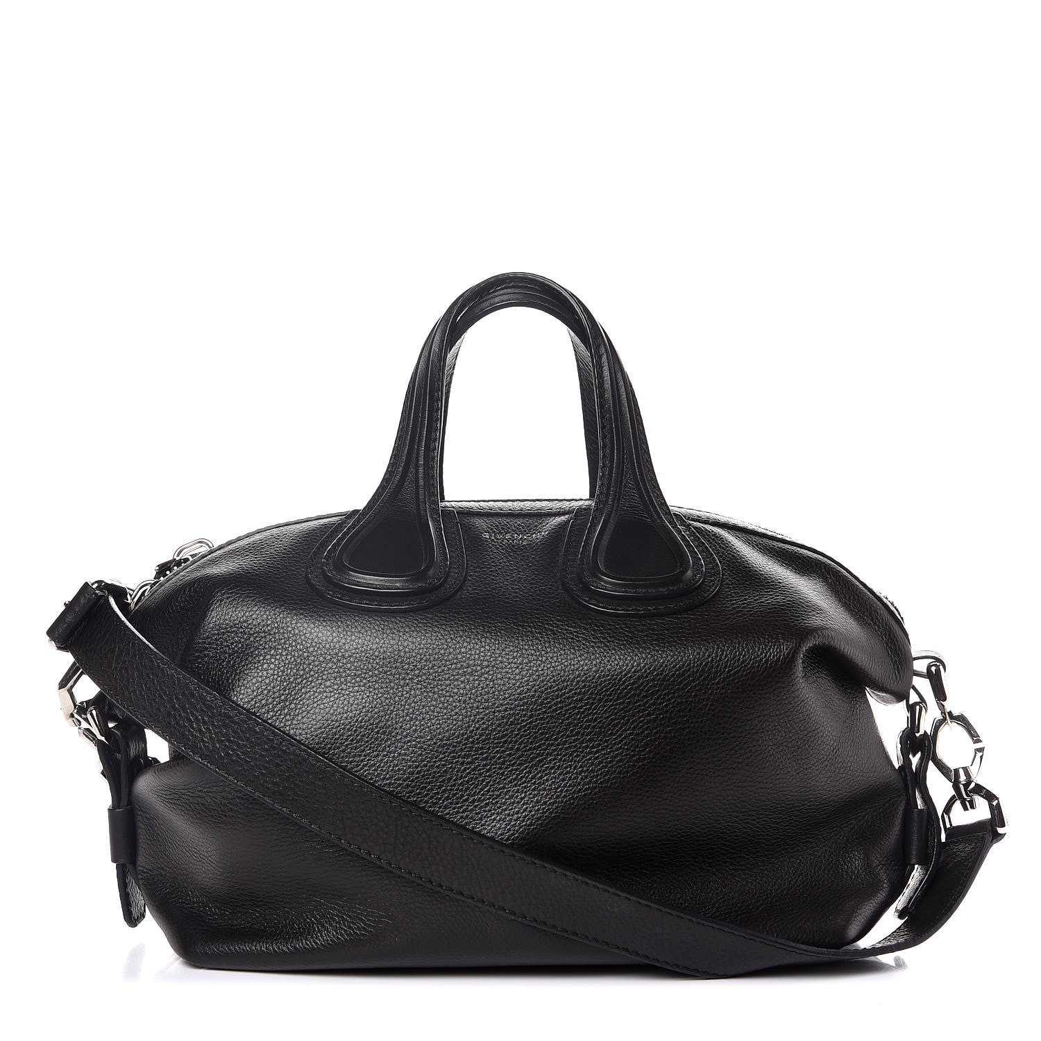 Givenchy Pebbled Calfskin Small Nightingale Black 1 of 8