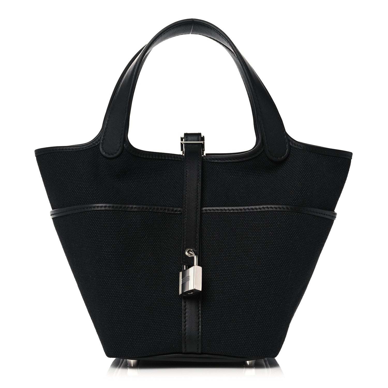 Hermes Toile Goeland Swift Cargo Picotin Lock 18 Black 1 of 10