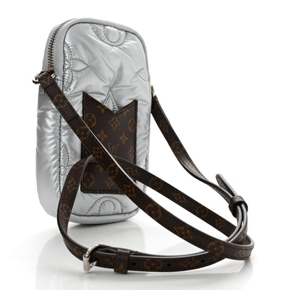 Louis Vuitton Econyl Monogram Pillow Phone Pouch Silver 2 of 9