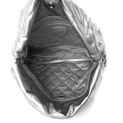 Chanel Metallic Calfskin Quilted Chanel 22 Silver 5 of 12