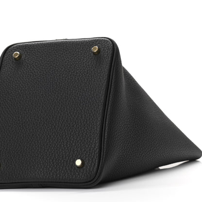 Hermes Taurillon Clemence Picotin Lock 22 MM Black 10 of 11