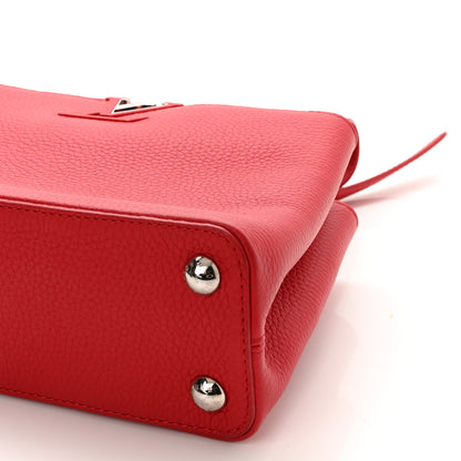 Louis Vuitton Taurillon Capucines BB Rubis 9 of 10