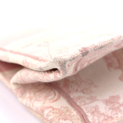 Christian Dior Canvas Toile De Jouy Embroidered Medium Book Tote Pink 7 of 15