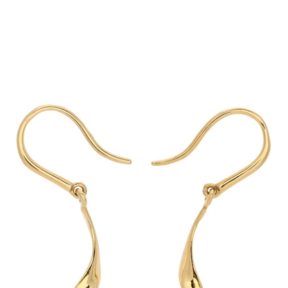 Tiffany 18K Yellow Gold Frank Gehry Orchid Drop Earrings 3 of 4