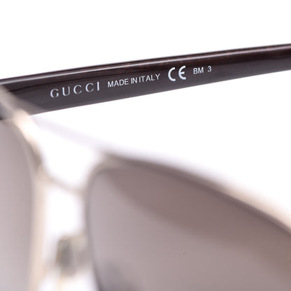 Gucci Glitter Aviator Sunglasses 4239/S Brown 6 of 9