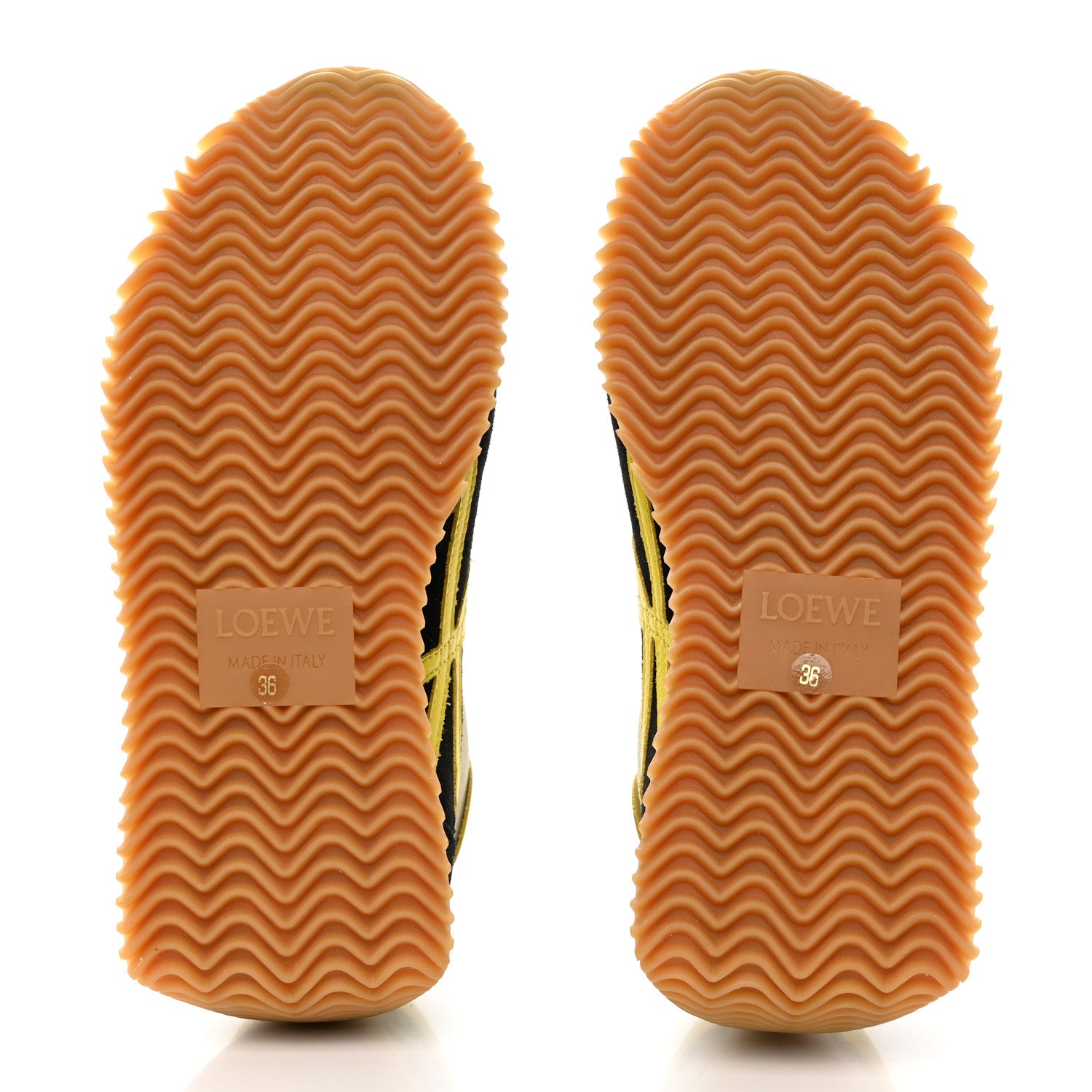 Loewe Suede Womens Flow Runner Sneakers 36 Multicolor 5 of 9