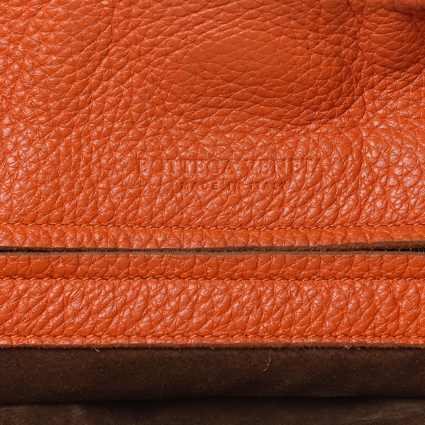 Cervo Deerskin Large Hobo Tangerine