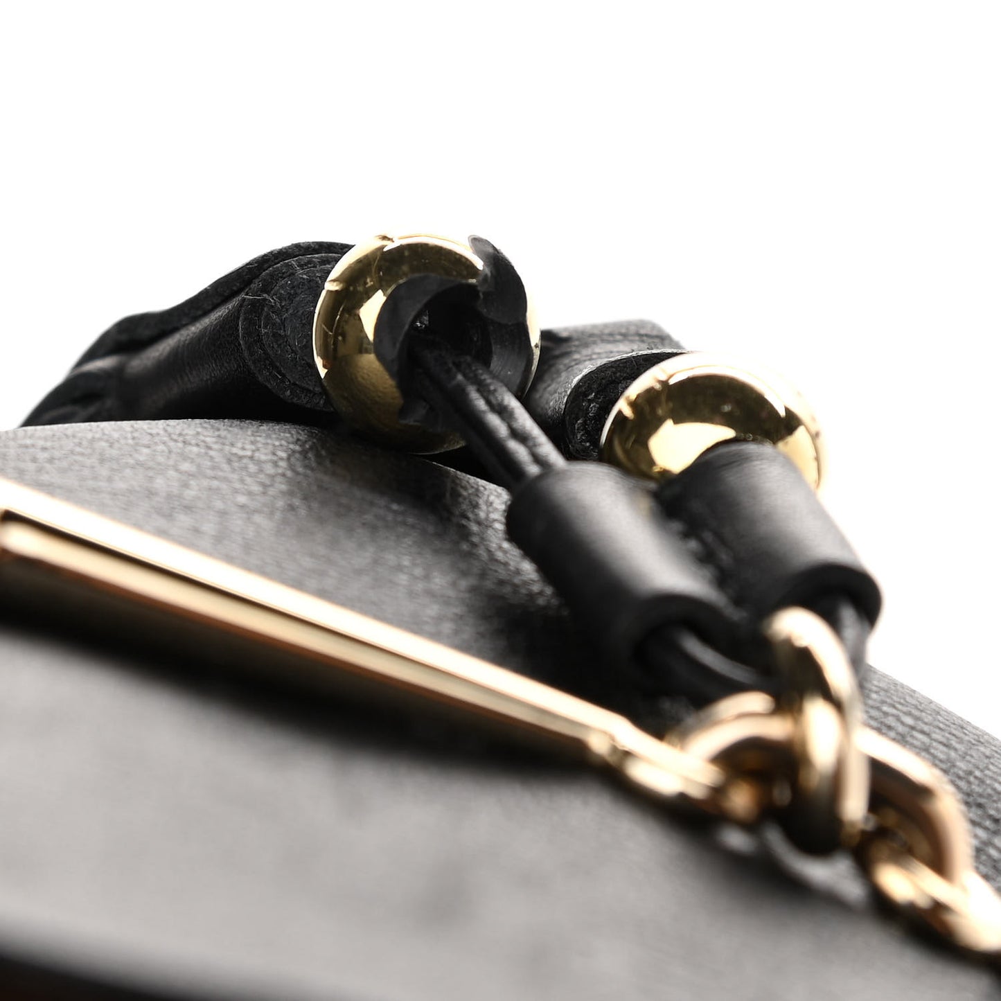 Calfskin Large Horsebit Tote Black