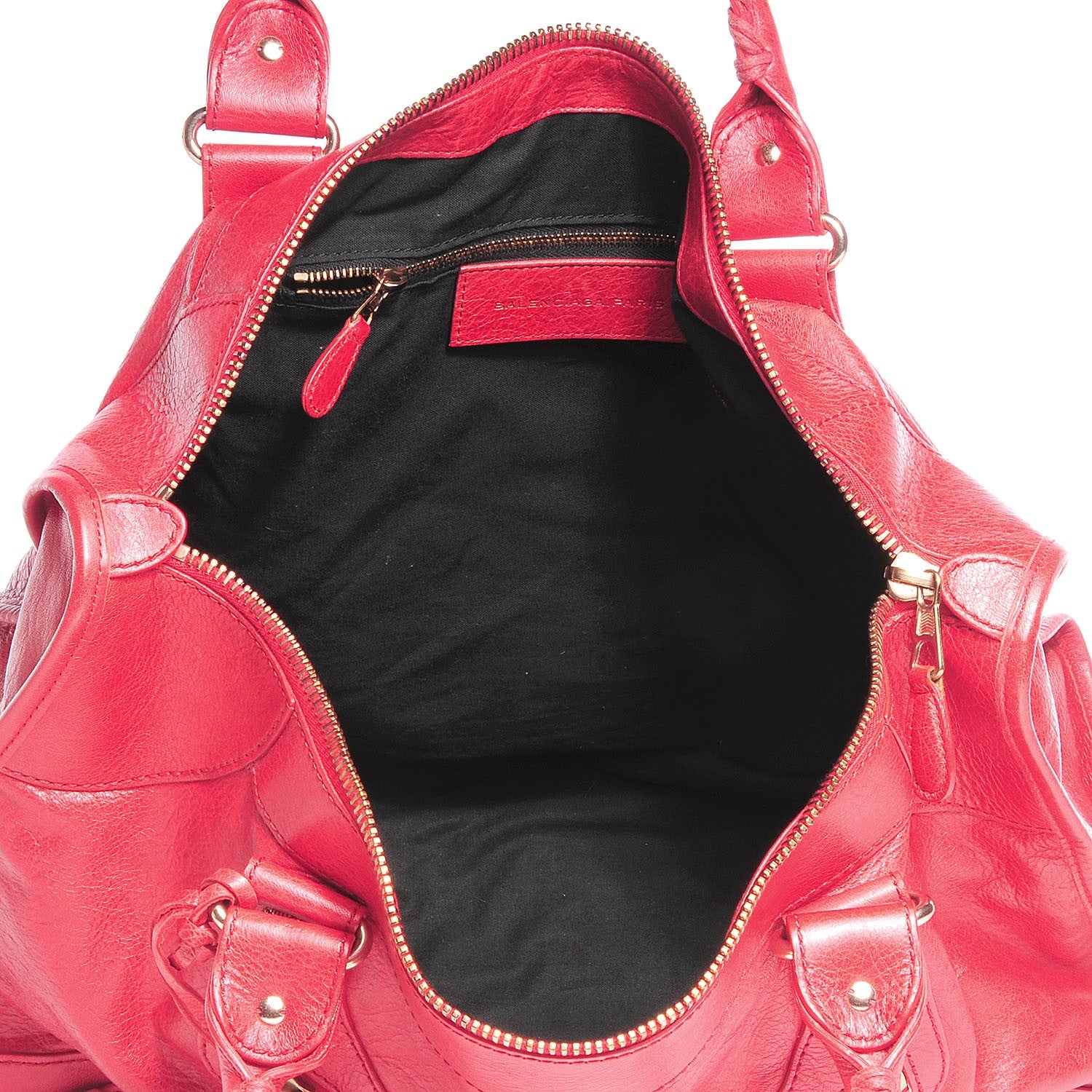 Balenciaga Agneau Giant 21 Rose Gold Hardware Work Coquelicot 14 of 15