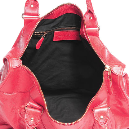 Balenciaga Agneau Giant 21 Rose Gold Hardware Work Coquelicot 14 of 15