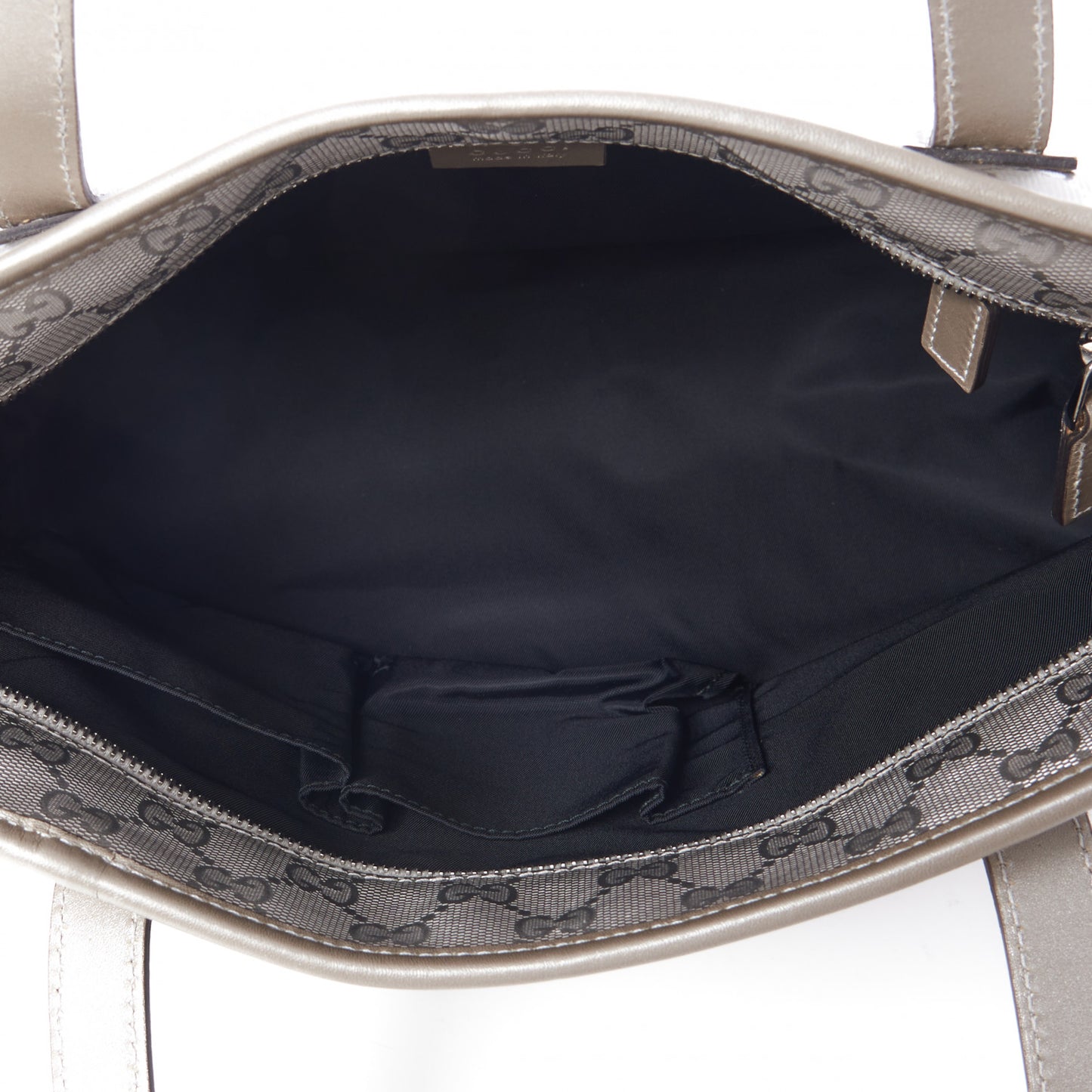 Imprime Monogram Small Joy Tote Silver