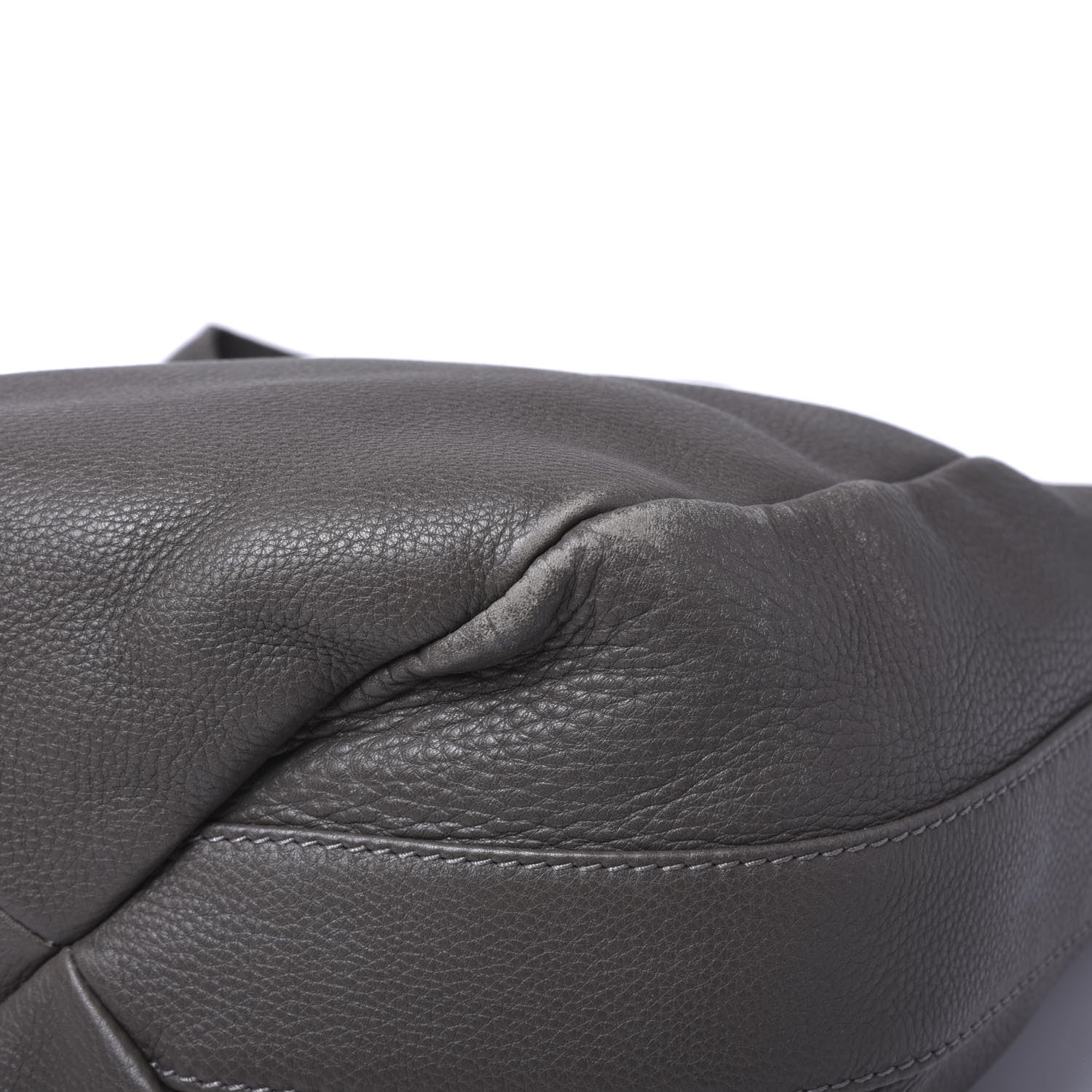 Gucci Pebbled Calfskin Shoulder Bag Grey 8 of 11