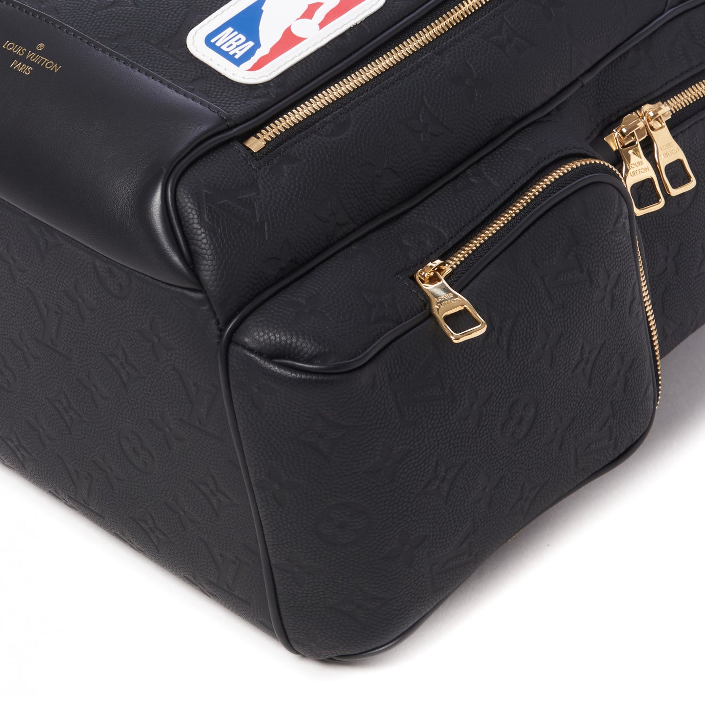 X NBA Grained Calfskin Monogram Basketball Backpack Black