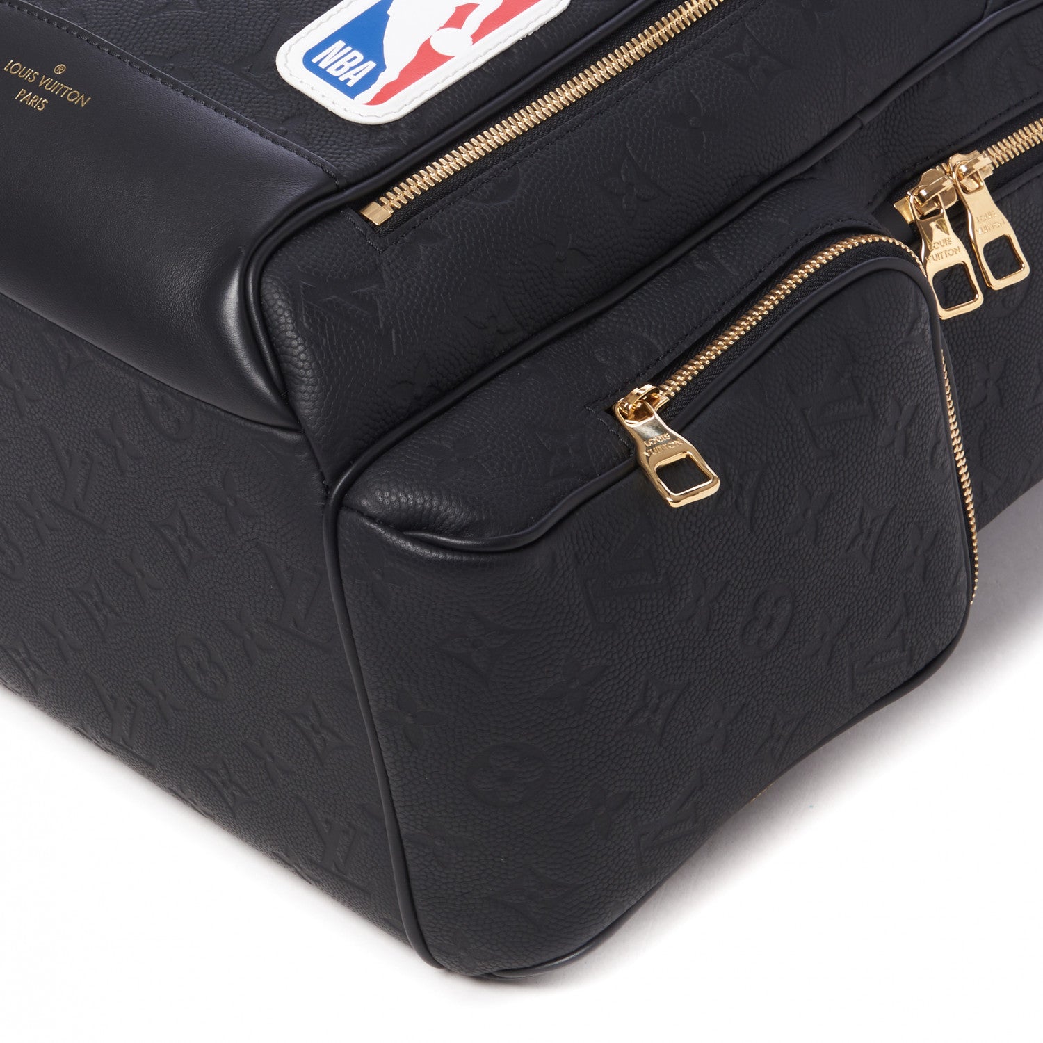 Louis Vuitton X NBA Grained Calfskin Monogram Basketball Backpack Black 4 of 9