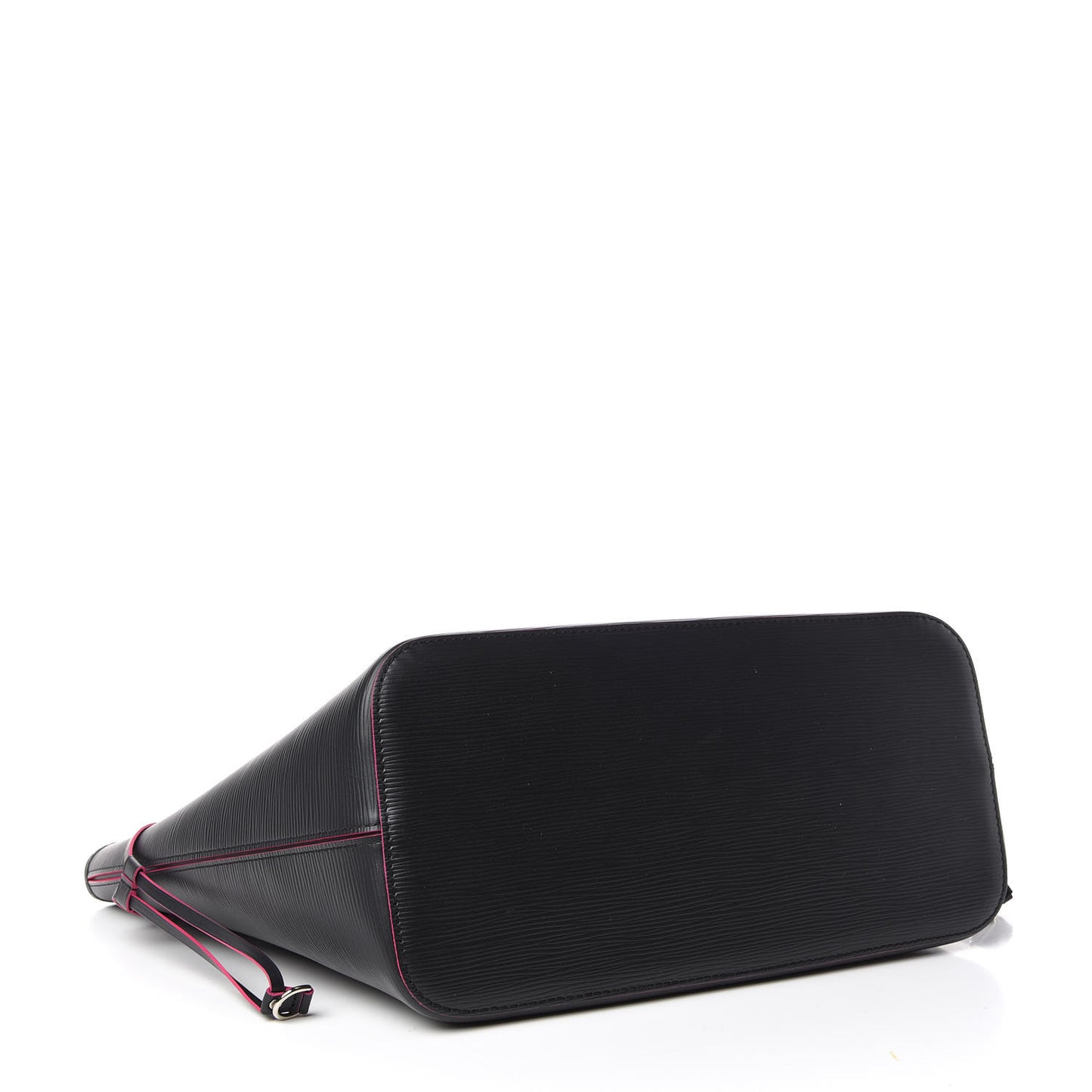 Epi Neverfull MM Black Hot Pink