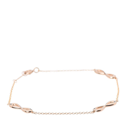 Tiffany 18K Rose Gold Infinity Endless Bracelet 1 of 4