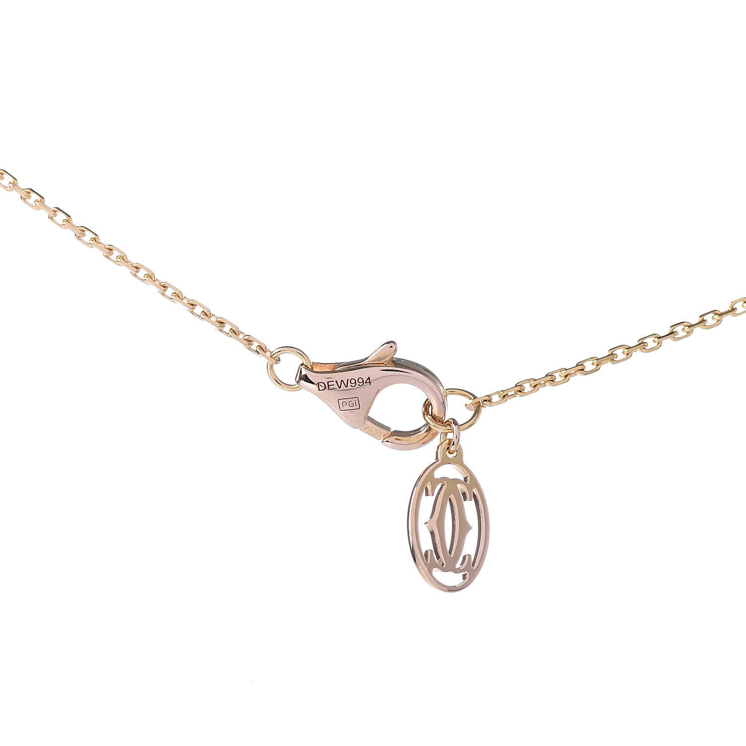 Cartier 18K Pink Gold Diamond XS D'Amour Pendant Necklace 5 of 7