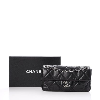 Chanel Glazed Caviar Quilted Small Nature Flap Bag Black 8 of 8