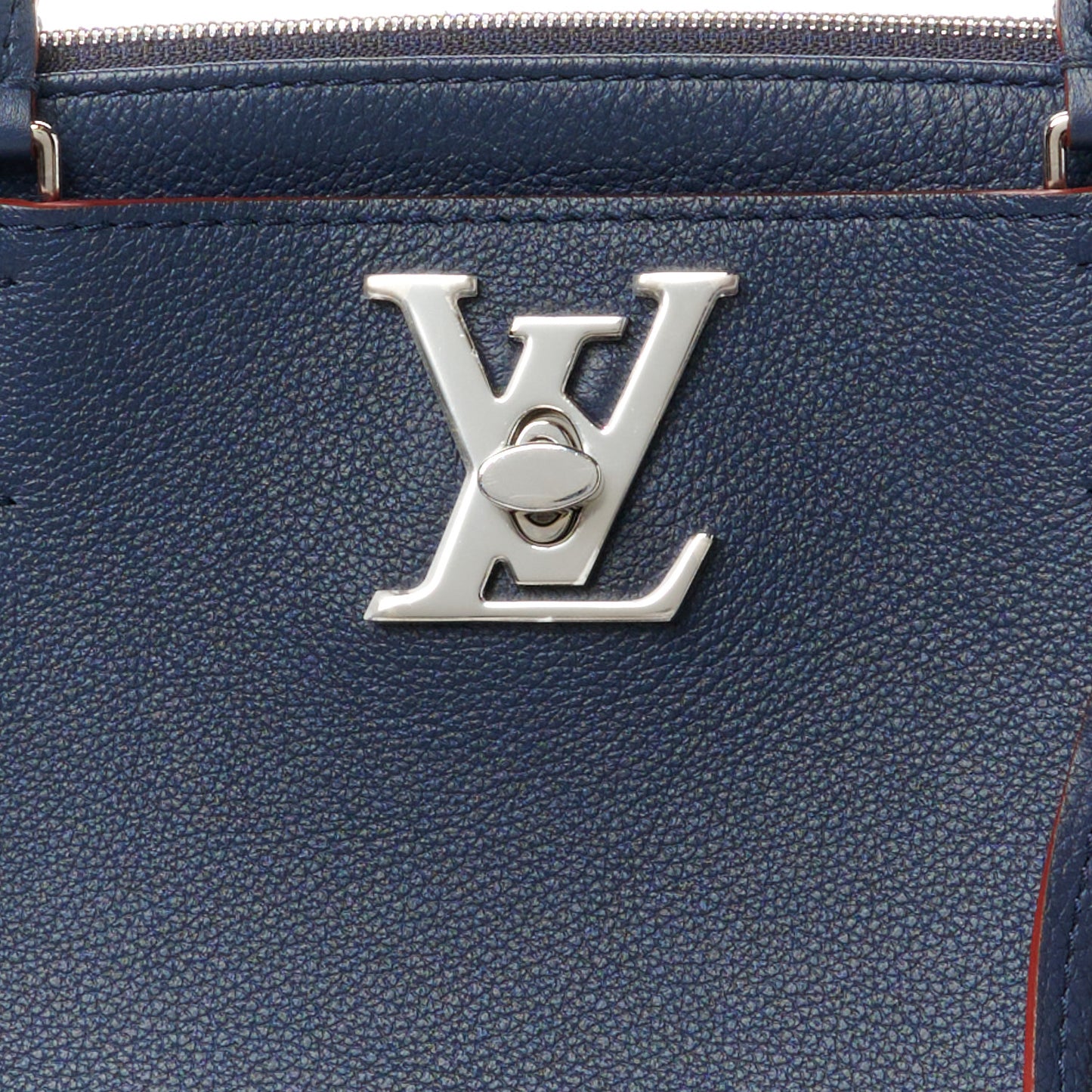Calfskin Lockmeto Marine Rouge