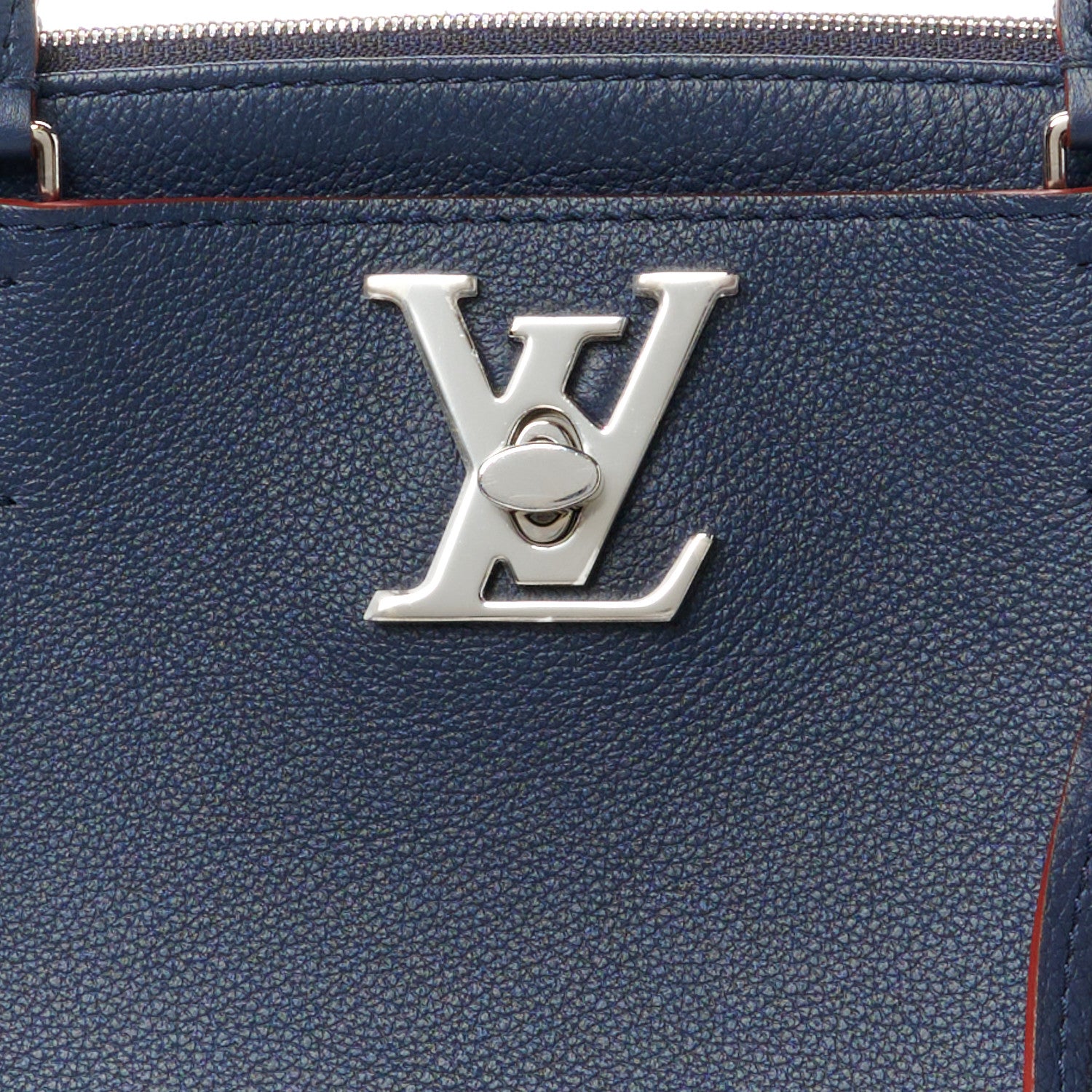 Louis Vuitton Calfskin Lockmeto Marine Rouge 10 of 12