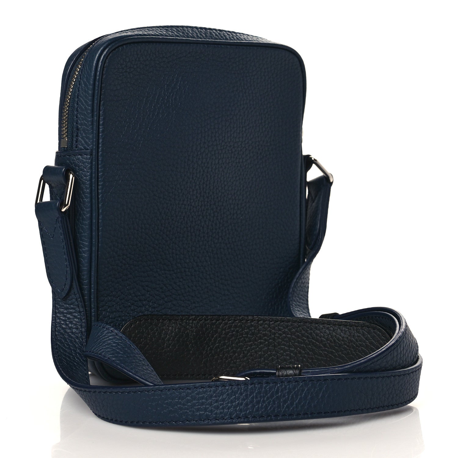 Louis Vuitton Taurillon Danube Slim PM Navy Black 2 of 9